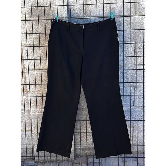 J Jill Geniune Fit At Waist Stretch Size 18 Black Straight Leg Pant‎ - Picture 1 of 3